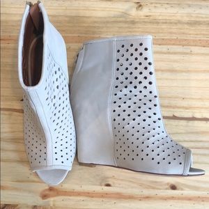 Rebecca Minkoff Perforated Wedge OpenToe Boot